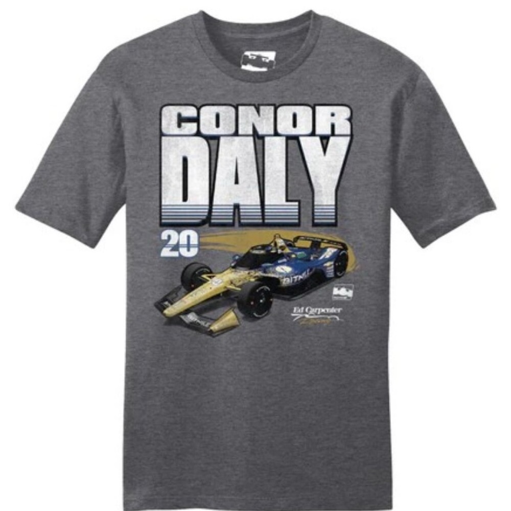 Indy car Conor Daly Racing Graphic T-Shirt